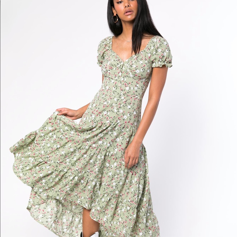 Gorgeous floral Princess Poly Dress